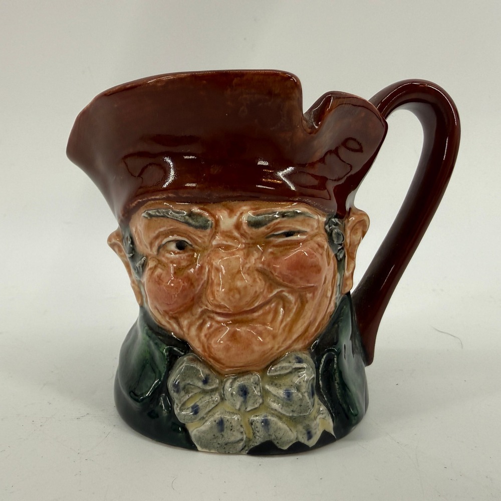 Royal Doulton Old Charley Character Jug Small Brown Green Made in England